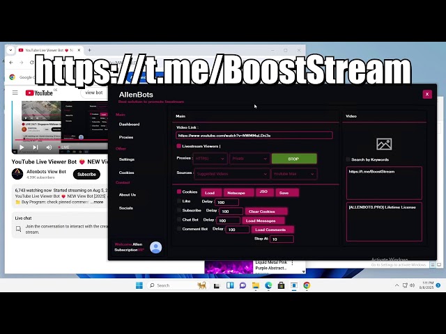 YouTube Live Views 💯 How To Online View Bot ✅
