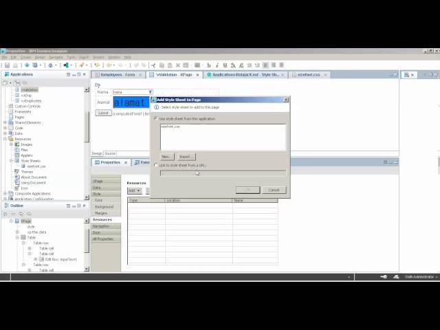 Add Resource CSS in XPAGES bootstrap IBM Domino Designer