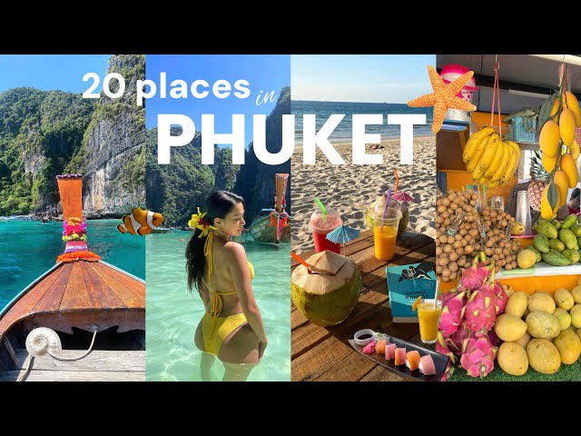 20 places in PHUKET 🇹🇭 | beach guide, local Thai food, Phi Phi islan 🏝️ cafes, old town & more