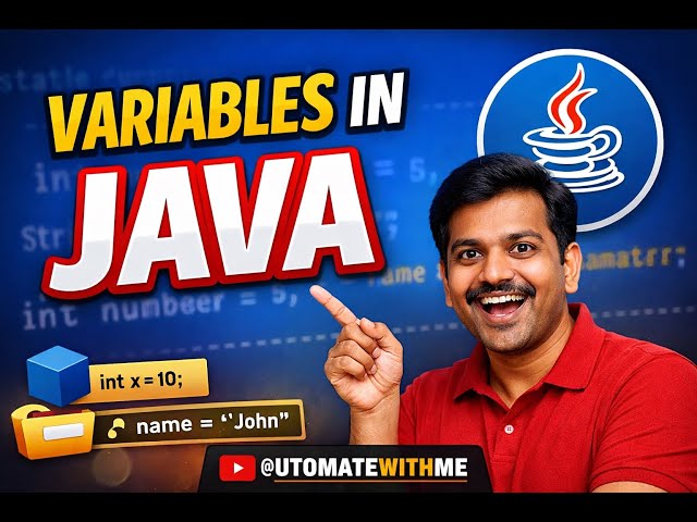 Variables in java