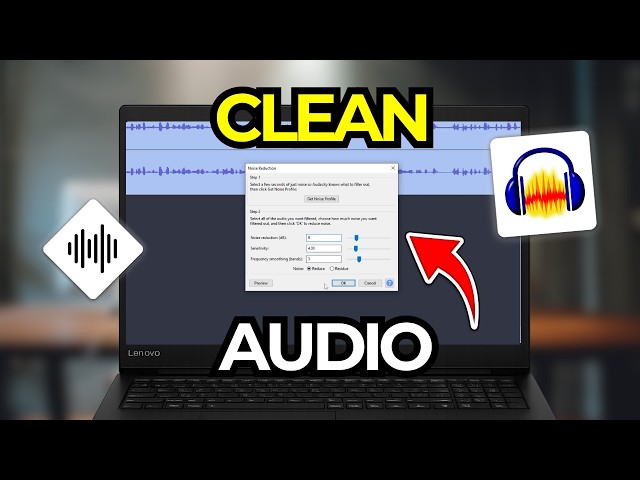How To Clean Audio Recordings Using Audacity | Tutorial 2026