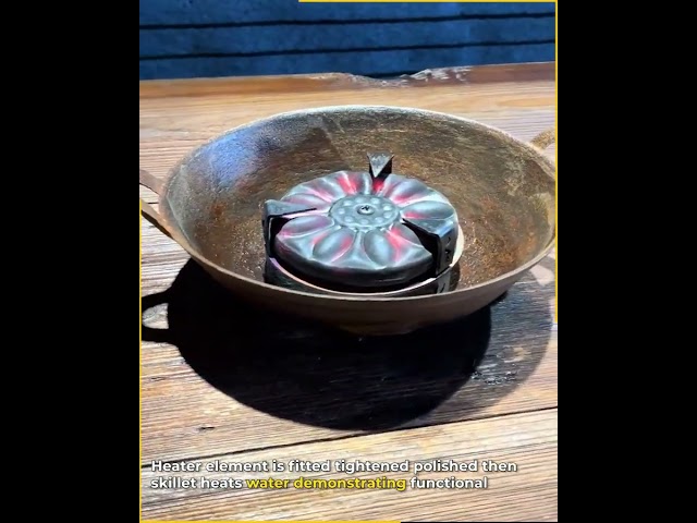 Drill And Polish Skillet.