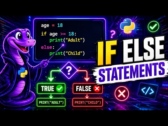 Python If, Elif, Else Explained Simply