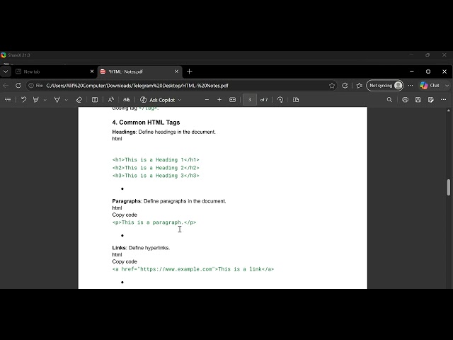 HTML Structure Explained: Head, Body, and Essential Tags (Beginner Tutorial)