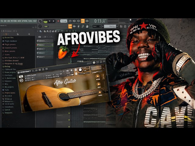 How To Make Guitar Afro Beats Oxlade Omah Lay , Rema  Fl Studio Tutorial