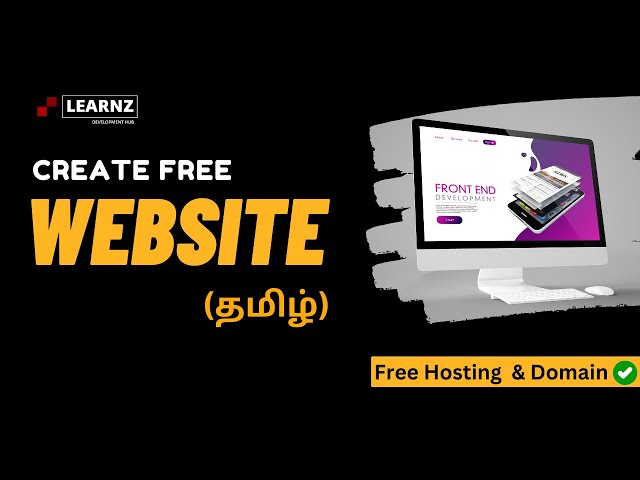 #1 Create & Host Your First Website in 40 Minutes! 🌐 (Tamil Tutorial)