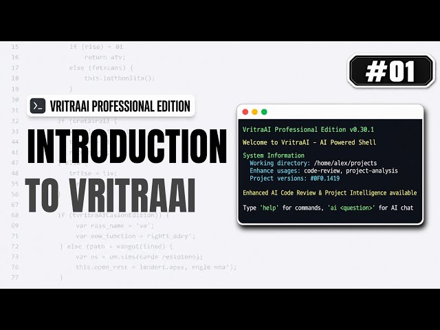 Install A Full AI Shell In One Command | VritraAI #01