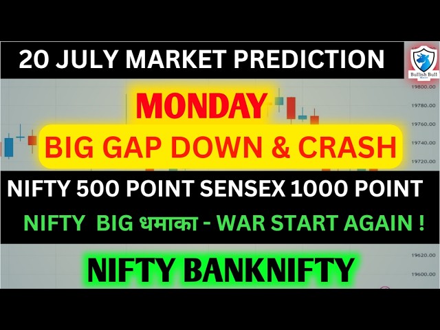 Nifty Prediction and Bank Nifty Analysis for Monday | 20 July 26 | Bank NIFTY Tomorrow GAP UP