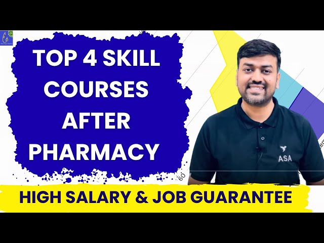 Top 4 Skill Courses After Pharmacy 💊 | High Salary Job Oriented Courses After B.Pharm / D.Pharm