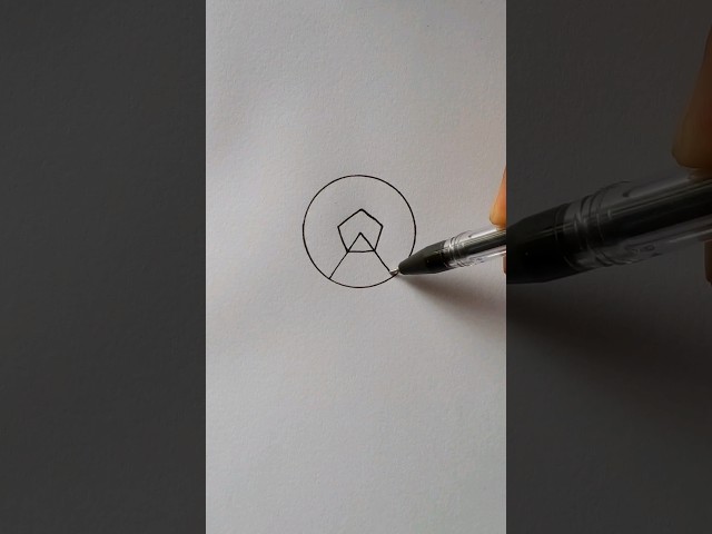 The easiest way to draw a football #drawingtutorial
