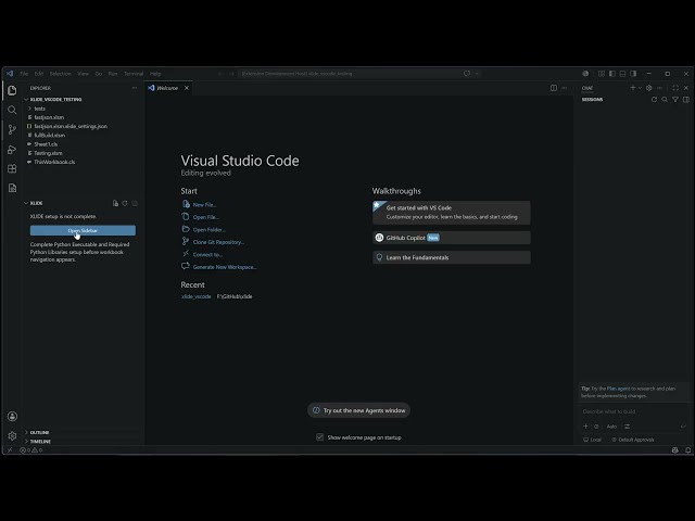 XLIDE for VS Code: Getting Started