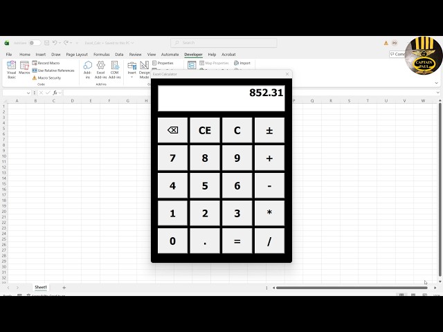 How to Create a Calculator in Excel VBA Using UserForms | Step-by-Step Tutorial
