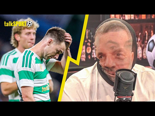 "DISGRACE TO BRITISH FOOTBALL!" Jason Cundy CLASHES with Celtic fan after Europa League LOSS