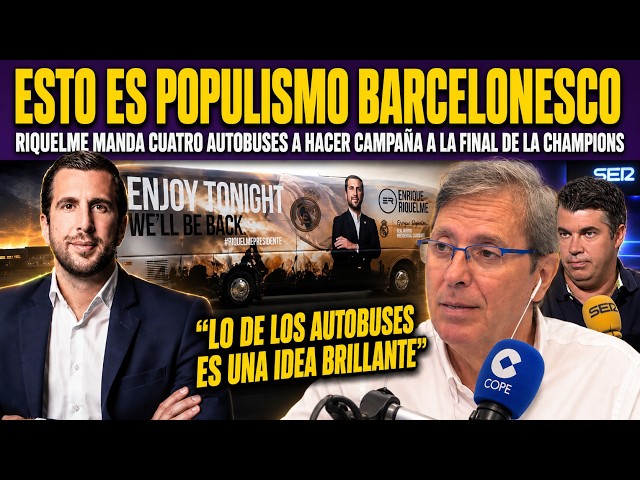 💥ÚLTIMAS DECLARACIONES DE ENRIQUE RIQUELME Y LOS AUTOBUSES EN LA FINAL DE LA CHAMPIONS