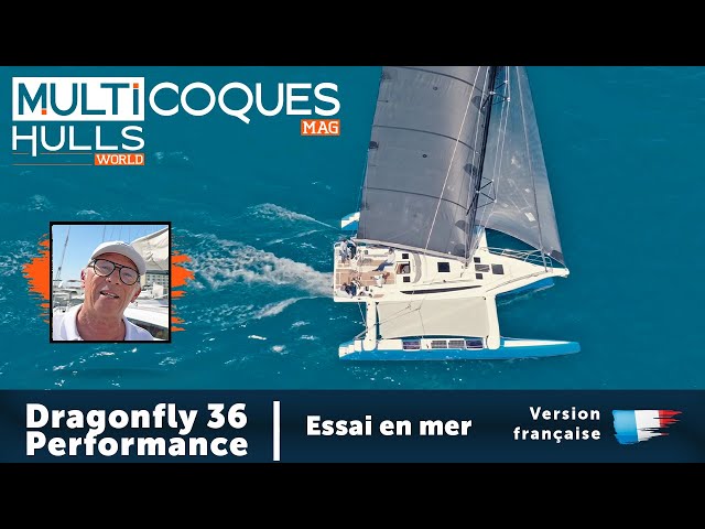 Dragonfly 36 Trimaran | Teaser essai en mer | Multicoques Mag