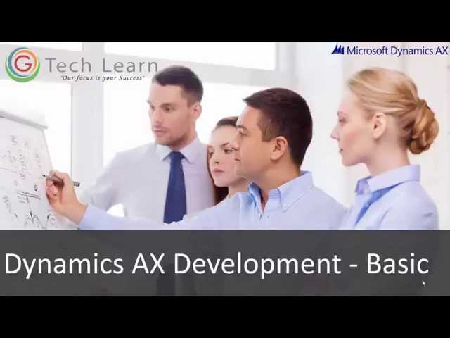 Dynamics AX Development - Basic