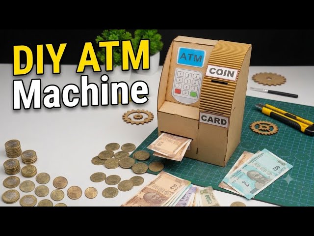 Amazing DIY ATM MACHINE | simple and easy steps | DIY KIT | @thersindustriesexperiment 