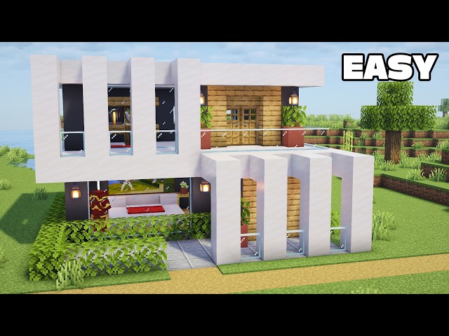 Minecraft Easy Modern House Tutorial