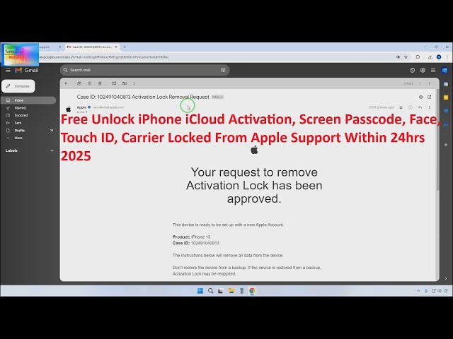 Free Unlock iPhone iCloud Activation, Screen Passcode ,Face ,Touch ID, Carrier Lock From Apple Help