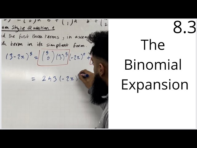 Edexcel AS Level Maths: 8.3 The Binomial Expansion