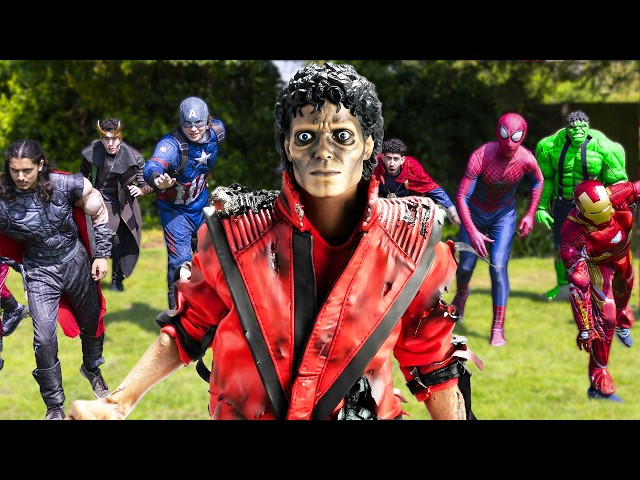 Michael Jackson VS Avengers - Squid Game!