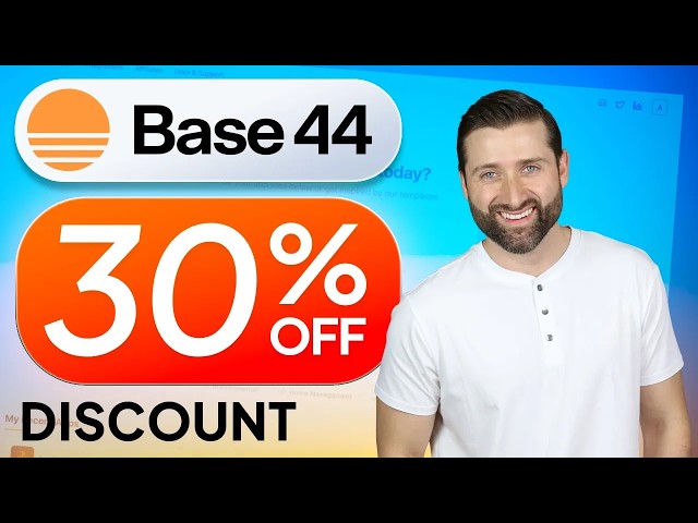 Base44 PROMO CODE - Get 30% OFF the Best AI App Builder