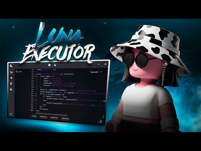 Roblox Executor LUNA | Free OP Exploit Web Working PC [100% UNC]