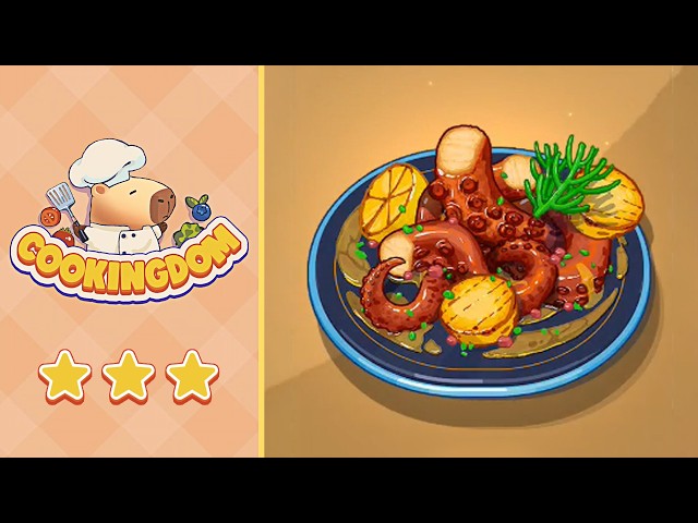 Cookingdom Level 156 Grilled Octopus | Complete Walkthrough & Solutions! 🎯