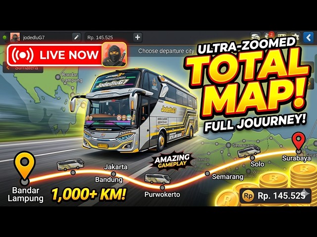 Bus simulator indonesia gameplay | Day 9 ride with total map route | Ghat challenge #bussid #telugu