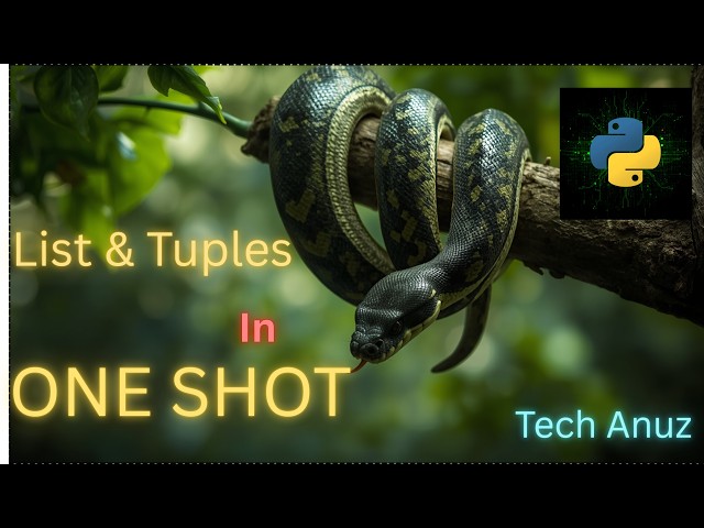Lists & Tuples in Python | Pen & Paper Tutorial