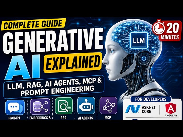 Generative AI for .NET Developers | Build AI Apps with LLM, RAG & ASP.NET Core