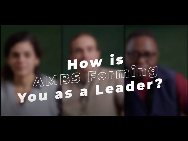 How is AMBS forming you as a leader? -Season of Giving 2023 | Anabaptist Mennonite Biblical Seminary