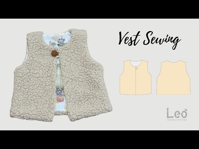Easy Kids Vest Sewing Tutorial - DIY Vest