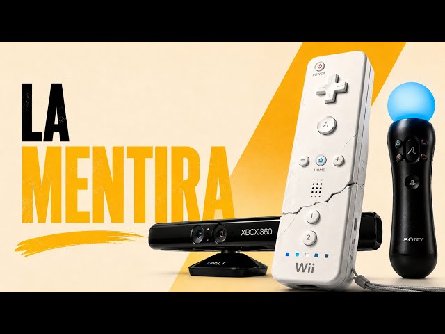 La MENTIRA del Wii, Kinect y PS MOVE: El auge y caída de los Controles de Movimiento