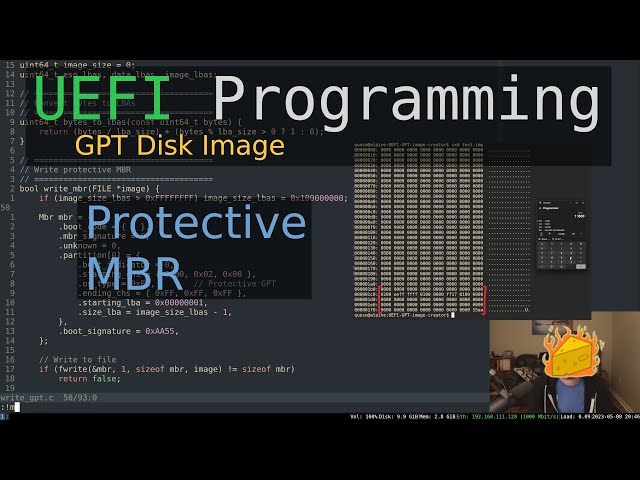 Protective MBR | GPT Disk Image | UEFI Dev (in C)