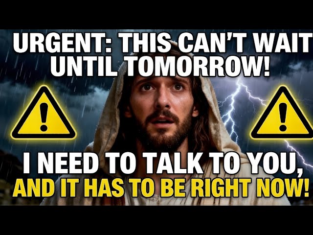 GOD SAYS;- URGENT; I MUST SHARE THIS WITH YOU IMMEDIATELY | GOD'S MESSAGE FOR YOU TODAY