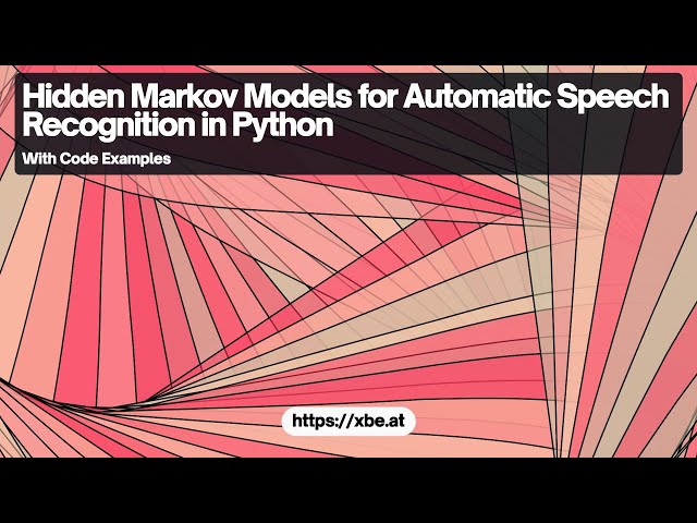 Hidden Markov Models for Speech Recognition in Python: A Deep Dive