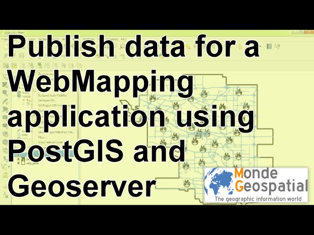 WebMapping application using PostGIS, Geoserver and GeoExt - Part 1