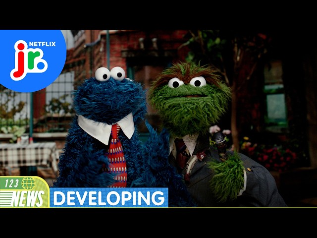 Grouchy Weather Report with Oscar and Cookie Monster | Sesame Street | Netflix Jr