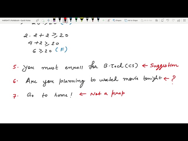 Lec-1 :  Mathematical Logic Part-1