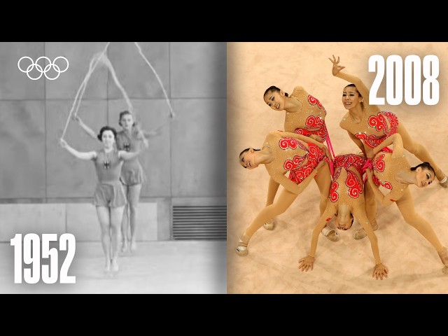 Rhythmic Gymnastics 🤸🏻‍♀️ 56 Years Apart I Throwback
