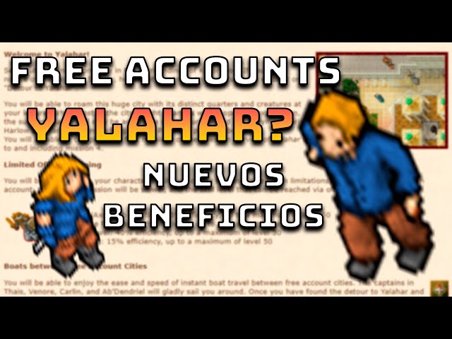 FREE ACCOUNTS CAN NOW GO TO YALAHAR😲