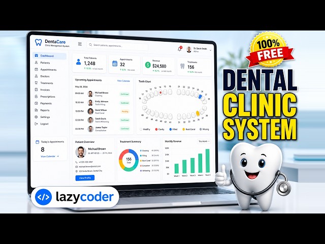 Dental Clinic Management System | FREE Source Code | LazyCoder