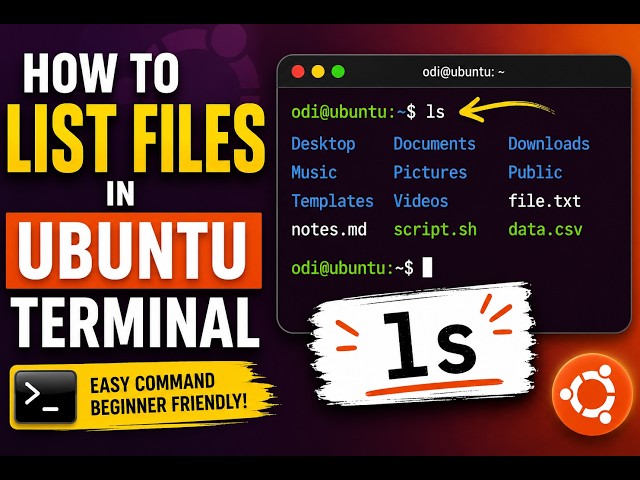 Linux Basics: How to Use the ls Command in Ubuntu