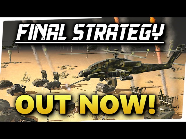 Military Drones in RTS! Gameplay of Final Strategy, indie game released on Steam!