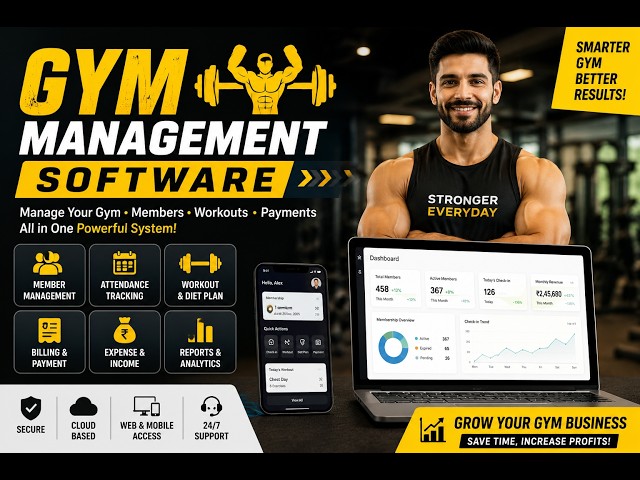 Gym Management Software | Complete Gym & Fitness Centre Management System