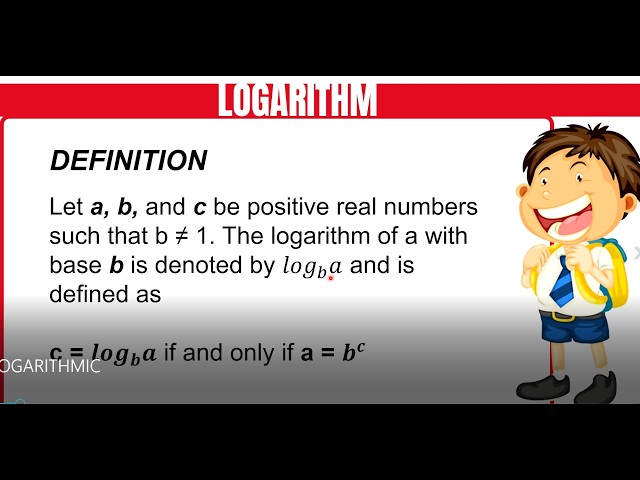 LOGARITHMIC FUNCTION AND INVERSE OF EXPONENTIAL FUNCTION