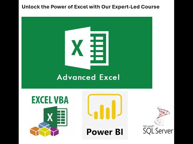 Master Data Analysis with IPT Excel School  - MIS New Course Start SQT - SUN - 6AM to 8AM Online