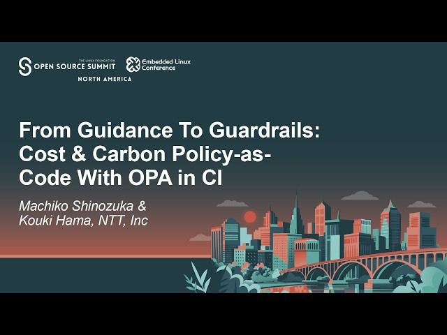 From Guidance To Guardrails: Cost & Carbon Policy-as-Code With OPA... Machiko Shinozuka & Kouki Hama