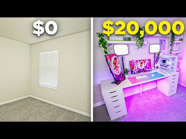 I Built My Dream $20,000 Gaming Room!